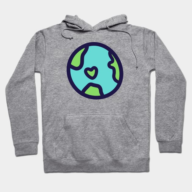 Planet Earth Hoodie by yanmos